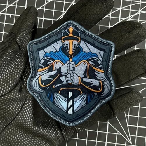 Fun Patches Militär Patch - "Knights Templar" Klett Patches, Aufnäher taktische Moral Badge, Klettpatches, Für Taktische Kleidung Rucksack Baseballkappe von Herfair