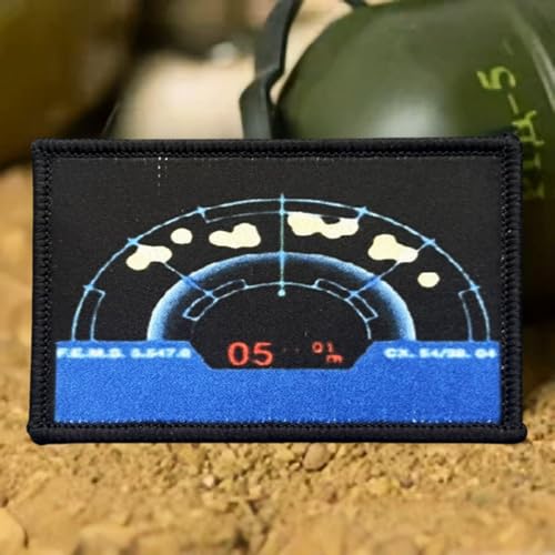 Klett Patch, "Motion Tracker" Funny Print Patch Für DIY -dekorative Aufkleber Auf Militärischen Rucksäcken, Hüten, Bootsjacken Klett Patch, "Motion Tracker" Funny Print Patch Für DIY -dekorative Aufkleber Auf Militärischen Rucksäcken, Hüten, Bootsjacken von Herfair