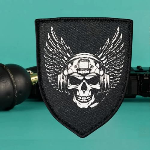 Klett Patch, "Skull Operator" Interessante Gedruckte Patches, Die Im Allgemeinen Für DIY -dekorative Aufkleber Auf Militärischen Rucksäcken, Flugjacken Und Baseballkappen Verwendet Werden. Klett Patch, "Skull Operator" Interessante Gedruckte Patches, Die Im Allgemeinen Für DIY -dekorative Aufkleber Auf Militärischen Rucksäcken, Flugjacken Und Baseballkappen Verwendet Werden. von Herfair
