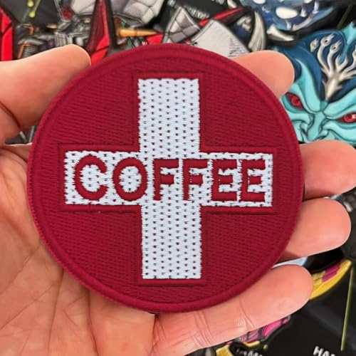 Klett Patch "Coffee Medic" Embroidered Patch Klett Für Kleidung Rucksäcke Taktische Moral Militär Patches Aufkleber Abzeichen Klettbänder Klett Patch "Coffee Medic" Embroidered Patch Klett Für Kleidung Rucksäcke Taktische Moral Militär Patches Aufkleber Abzeichen Klettbänder von Herfair