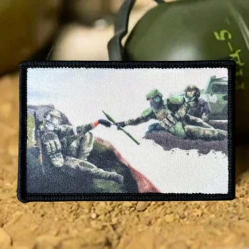 Klett Patch "Gib Mir Eine Chance" Lustige Soldatenaufnäher Für DIY Dekorative Aufkleber Auf Militärischen Rucksäcken, Mützen, Flugjacken Klett Patch "Gib Mir Eine Chance" Lustige Soldatenaufnäher Für DIY Dekorative Aufkleber Auf Militärischen Rucksäcken, Mützen, Flugjacken von Herfair
