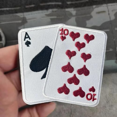 Klett Patch "Poker Karten" Embroidered Patch Klett Für Kleidung Rucksäcke Taktische Moral Militär Patches Aufkleber Abzeichen Baseballkappe Weste Patches Klett Patch "Poker Karten" Embroidered Patch Klett Für Kleidung Rucksäcke Taktische Moral Militär Patches Aufkleber Abzeichen Baseballkappe Weste Patches von Herfair