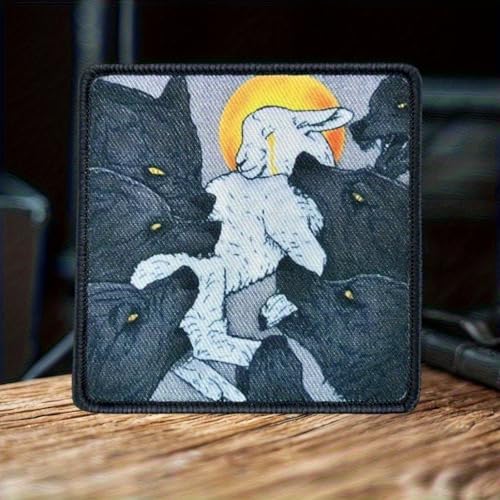 Klett Patch "Sheep and Wolf " Patches Klett Drucken Taktische Moral Militär Abzeichen Patches Für Taktische Kleidung Rucksack Baseballkappe Uniform Klett Patch "Sheep and Wolf " Patches Klett Drucken Taktische Moral Militär Abzeichen Patches Für Taktische Kleidung Rucksack Baseballkappe Uniform von Herfair