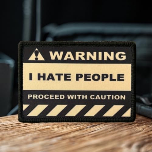 Klett Patch “WARNING” Patches Klett Militär Drucken Aufnäher DIY Deko Klettpatches Für Rucksack Bundeswehr Jacke Klett Patch “WARNING” Patches Klett Militär Drucken Aufnäher DIY Deko Klettpatches Für Rucksack Bundeswehr Jacke von Herfair