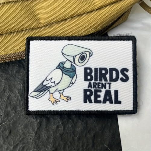 Klett Patch lustiger Taktische Moral Militär Abzeichen Patches "Birds Aren’t Real" für militärische Ausrüstung, Rucksäcke, Jacken, Hüte usw. Klett Patch lustiger Taktische Moral Militär Abzeichen Patches "Birds Aren’t Real" für militärische Ausrüstung, Rucksäcke, Jacken, Hüte usw. von Herfair