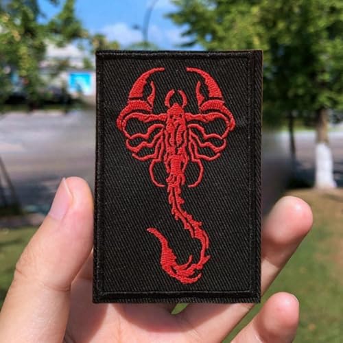 Klett Patches, „Skorpion“, Interessante Gestickte Applikation Für Jacken, Militärrucksäcke, Baseballmützen, Etc., Dekorativer DIY-Sticker Klett Patches, „Skorpion“, Interessante Gestickte Applikation Für Jacken, Militärrucksäcke, Baseballmützen, Etc., Dekorativer DIY-Sticker von Herfair