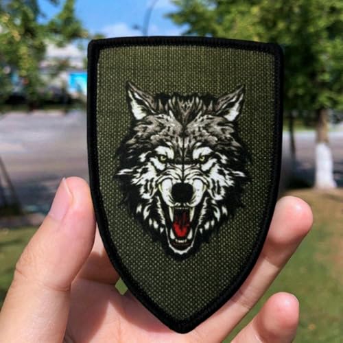 Klett Patches, Taktischer Überlebenswolf, Lustige Aufkleber Für Jacken, Militärrucksäcke, Baseballmützen, Etc., Dekorative DIY-Aufkleber Klett Patches, Taktischer Überlebenswolf, Lustige Aufkleber Für Jacken, Militärrucksäcke, Baseballmützen, Etc., Dekorative DIY-Aufkleber von Herfair