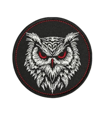 Militärischer patches klett, Klettaufnäher, Eulenstoffaufnäher, bedrucktes Material, geeignet für Westen, Jacken, Rucksäcke Militärischer patches klett, Klettaufnäher, Eulenstoffaufnäher, bedrucktes Material, geeignet für Westen, Jacken, Rucksäcke von Herfair