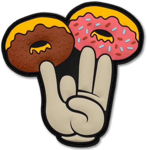 PVC Patches Klett Militär Taktisches Moral Patches "Donuts" Emblem Aufnäher Für Rucksäcke, Jacken, Jeans,Backpack, Jackets PVC Patches Klett Militär Taktisches Moral Patches "Donuts" Emblem Aufnäher Für Rucksäcke, Jacken, Jeans,Backpack, Jackets von Herfair