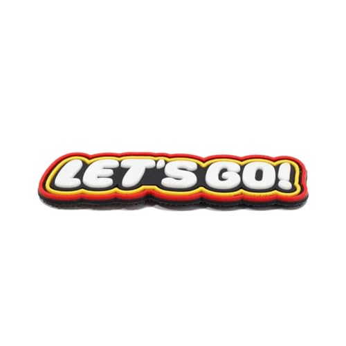 PVC Patches Klett Militär Taktisches Moral Patches "LET'S GO" Emblem Aufnäher für Rucksäcke, Jacken, Jeans,Backpack, Jackets PVC Patches Klett Militär Taktisches Moral Patches "LET'S GO" Emblem Aufnäher für Rucksäcke, Jacken, Jeans,Backpack, Jackets von Herfair