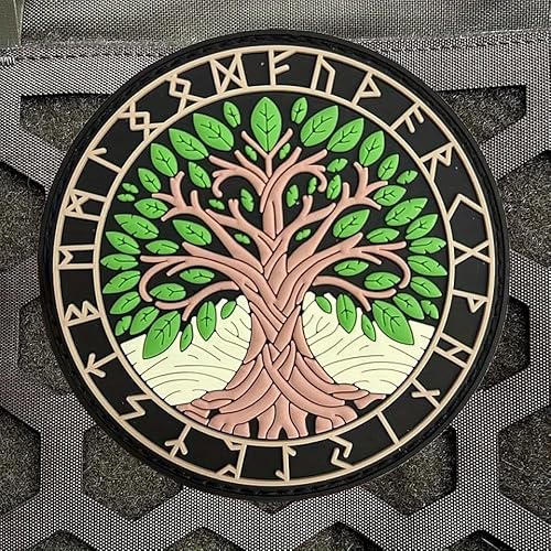PVC Patches Klett Militär Taktisches Moral Patches "Tree" Emblem Aufnäher für Rucksäcke, Jacken, Jeans,Backpack, Jackets PVC Patches Klett Militär Taktisches Moral Patches "Tree" Emblem Aufnäher für Rucksäcke, Jacken, Jeans,Backpack, Jackets von Herfair