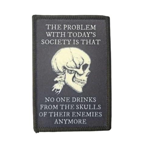 Patches Klett, Klettaufnäher, Totenkopf-Stoffaufkleber, Bedrucktes Material Für Westen, Jacken, Rucksäcke von Herfair