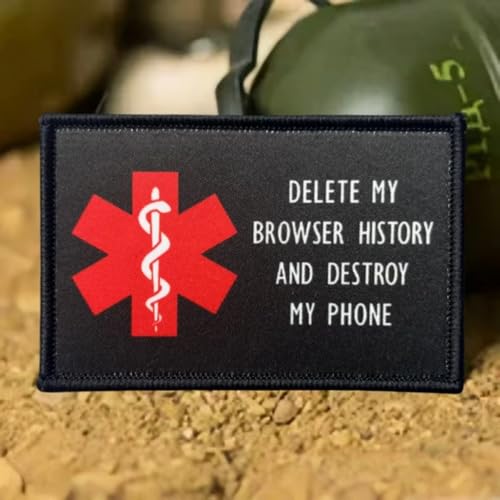 Patches Klett Militär Patch "Delete My Browser History" Klett Patches Für Taktische Kleidung Rucksack Baseballkappe Uniform Weste Aufnäher Patches Patches Klett Militär Patch "Delete My Browser History" Klett Patches Für Taktische Kleidung Rucksack Baseballkappe Uniform Weste Aufnäher Patches von Herfair