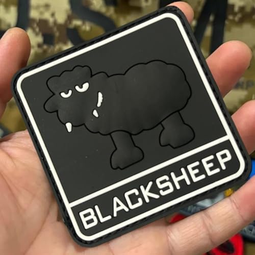 "SCHWARZE SCHAFE" PVC-Material Klett Patch Funny Stickers Applied To Backpack Jacket Clothing DIY Tactical Moral Badge Patch "SCHWARZE SCHAFE" PVC-Material Klett Patch Funny Stickers Applied To Backpack Jacket Clothing DIY Tactical Moral Badge Patch von Herfair