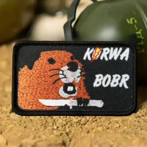 Taktische Patches, Bedrucktes Material Klettverschluss, Beaver, Geeignet Für Westen, Jacken, Rucksäcke, T-Shirts Und Mehr. Taktische Patches, Bedrucktes Material Klettverschluss, Beaver, Geeignet Für Westen, Jacken, Rucksäcke, T-Shirts Und Mehr. von Herfair