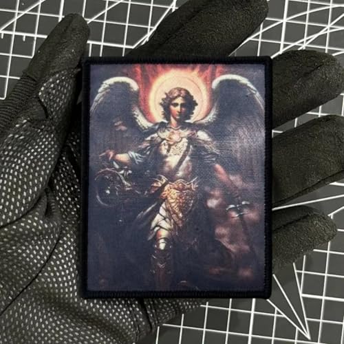Taktischer Abzeichen "Erzengel Michael" Gedruckter Haken Und Loop -Patch, Der Im Allgemeinen Für DIY -dekorative Aufkleber Auf Militärischen Rucksäcken, Flugjacken Und Baseballkappen Verwendet Wird. Taktischer Abzeichen "Erzengel Michael" Gedruckter Haken Und Loop -Patch, Der Im Allgemeinen Für DIY -dekorative Aufkleber Auf Militärischen Rucksäcken, Flugjacken Und Baseballkappen Verwendet Wird. von Herfair