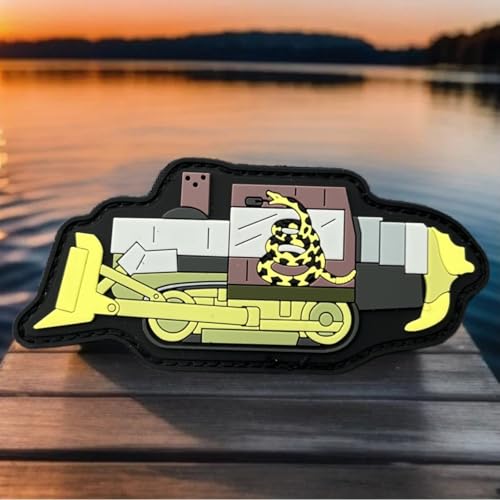 Taktisches Moralabzeichen, „Killdozer Und Schlange“ Lustiger PVC-Klettaufnäher Für Dekorative Aufkleber Zum Selbermachen Auf Militärrucksäcken, Mützen Und Fliegerjacken! Taktisches Moralabzeichen, „Killdozer Und Schlange“ Lustiger PVC-Klettaufnäher Für Dekorative Aufkleber Zum Selbermachen Auf Militärrucksäcken, Mützen Und Fliegerjacken! von Herfair