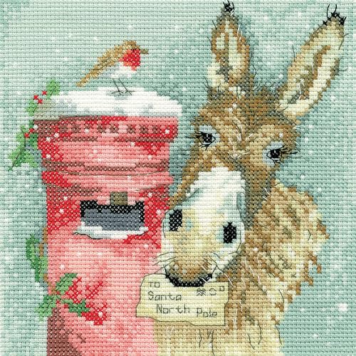 Heritage Crafts Kreuzstich-Set - Donkey's Wish (Aida) Love Country von Heritage Crafts