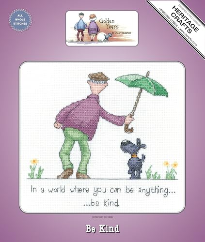 Heritage Crafts Stickbild-Set, Motiv Golden Years - Be Kind von Heritage Crafts