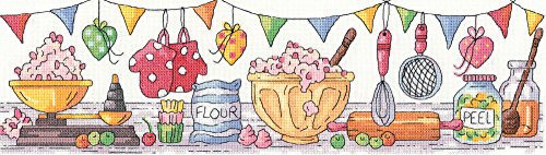 Heritage Kreuzstich Set Aida "Auf die Plätze, Fertig, backen!", Zählmuster, KCRS1397-A, 37,5x10cm Heritage Kreuzstich Set Aida "Auf die Plätze, Fertig, backen!", Zählmuster, KCRS1397-A, 37,5x10cm von Heritage Crafts