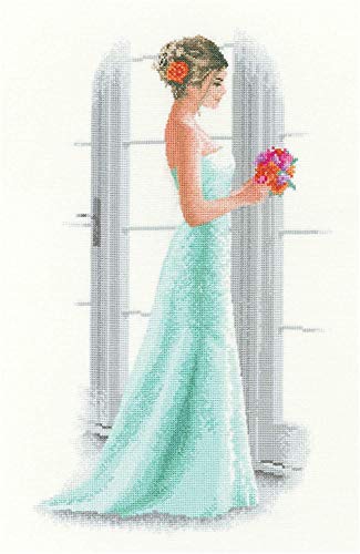 Heritage Kreuzstich Set Aida "Gänseblümchen (A)", Zählmuster, JLDA1518-A, 22,5x38cm von Heritage