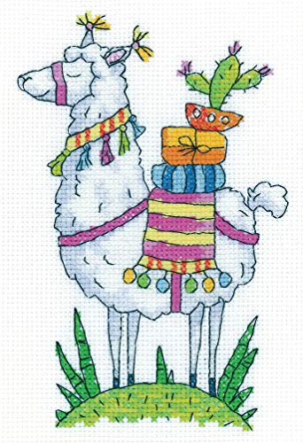 Heritage Kreuzstich Set Aida "Lama", Zählmuster, KCLM1507-A, 10,5x16cm Heritage Kreuzstich Set Aida "Lama", Zählmuster, KCLM1507-A, 10,5x16cm von Heritage