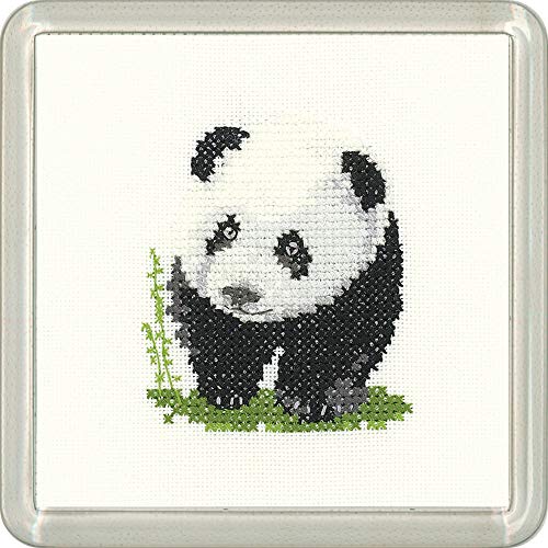 Heritage Kreuzstich Set Aida "Panda", Zählmuster, CFPA1514-A, Coaster size 7,5x7,5cm Heritage Kreuzstich Set Aida "Panda", Zählmuster, CFPA1514-A, Coaster size 7,5x7,5cm von Heritage