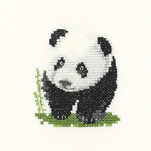 Heritage Kreuzstich Set Aida "Panda", Zählmuster, LFPA1512-A, 6x7cm von Heritage Crafts