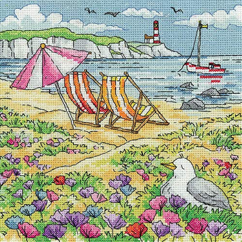 Heritage Kreuzstich Set Aida "Sommerufer", Zählmuster, BSSU1578-A, 20,5x20,5cm Heritage Kreuzstich Set Aida "Sommerufer", Zählmuster, BSSU1578-A, 20,5x20,5cm von Heritage Crafts