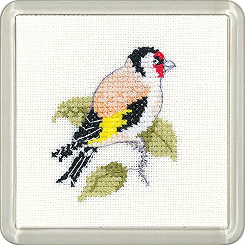 Heritage Kreuzstich Set Aida "Stieglitz", Zählmuster, CFGF1535-A, Coaster size 7,5x7,5cm Heritage Kreuzstich Set Aida "Stieglitz", Zählmuster, CFGF1535-A, Coaster size 7,5x7,5cm von Heritage Crafts