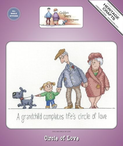 Heritage Crafts Kreuzstich Set mit Zählmuster Kreis der Liebe Heritage Crafts Kreuzstich Set mit Zählmuster Kreis der Liebe von Heritage Crafts