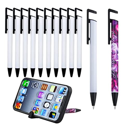 Herklotzn 10 Stück Sublimations-Stift-Rohlinge mit Gehäuse aus beschichtetem Film, für Kugelschreiber durch Sublimation Herklotzn 10 Stück Sublimations-Stift-Rohlinge mit Gehäuse aus beschichtetem Film, für Kugelschreiber durch Sublimation von Herklotzn