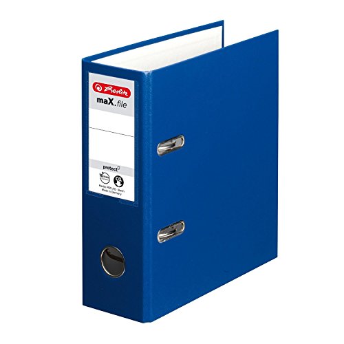10 Herlitz 10842000 Ordner maX.file protect, A5 hoch, Farbe blau, FSC Mixed 10 Herlitz 10842000 Ordner maX.file protect, A5 hoch, Farbe blau, FSC Mixed von Herlitz