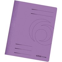 10 herlitz Schnellhefter Karton violett DIN A4 von Herlitz