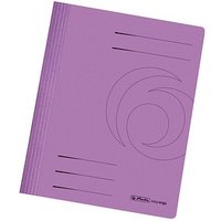 10 herlitz Schnellhefter Karton violett DIN A4 von Herlitz