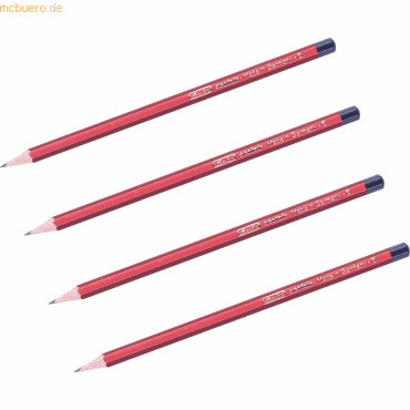 10 x Herlitz Bleistift Scolair B VE=4 Stück von Herlitz