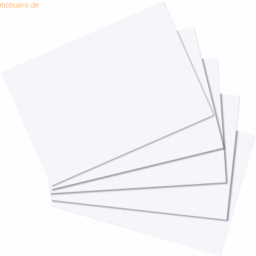 10 x Herlitz Karteikarten A8 170g/qm blanko weiß VE=100 Stück 10 x Herlitz Karteikarten A8 170g/qm blanko weiß VE=100 Stück von Herlitz