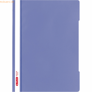 10 x Herlitz Schnellhefter A4 PP 'Quality' PP violett von Herlitz