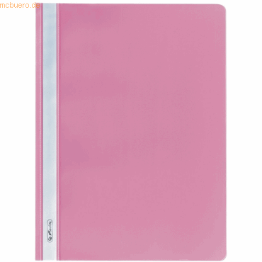 10 x Herlitz Schnellhefter A4 PP pink 10 x Herlitz Schnellhefter A4 PP pink von Herlitz