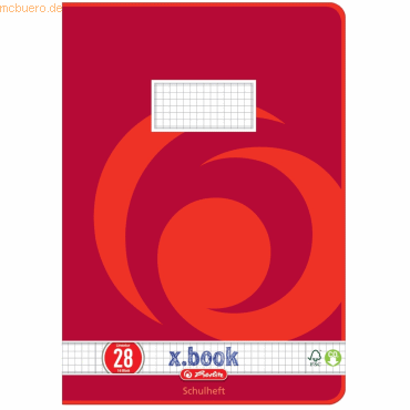 Herlitz Schulheft A4 16 Blatt Lineatur 28 FSC Mix von Herlitz