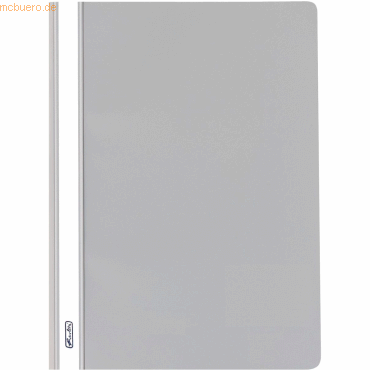 10 x Herlitz Sichthefter PP A4 dunkelgrau von Herlitz