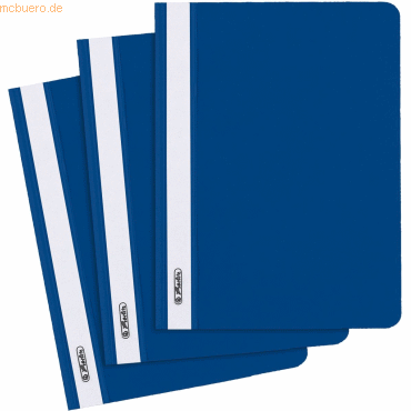 Herlitz Sichthefter PP A5 blau von Herlitz
