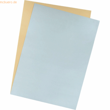 10 x Herlitz Tonkarton gold 50x70cm von Herlitz