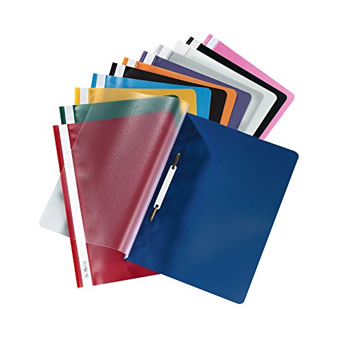 14 Herlitz Schnellhefter / DIN A4 / PP / extra stabil / 14 Farben von Herlitz