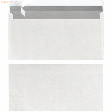 20 x Herlitz Briefumschläge DINlang Haftklebung VE=25 Stück weiß von Herlitz