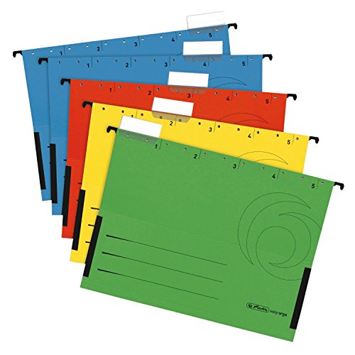 20er Set Herlitz 5874755 Hängetasche farbig sortiert 5er Packung (Hängetasche | 20er, sortiert) von Herlitz