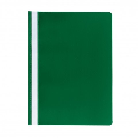25 Schnellhefter A4 nter Vorderdeckel Kunststoff PP Sichthefter Schul & Office Hefter verschidene Farben zur Auswahl (25 er Pack, grün) von Herlitz