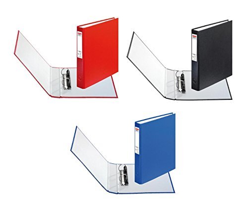3 Herlitz Ringbücher / DIN A5 Ringbuch mit 2-Ringe / je 1x blau rot schwarz 3 Herlitz Ringbücher / DIN A5 Ringbuch mit 2-Ringe / je 1x blau rot schwarz von Herlitz
