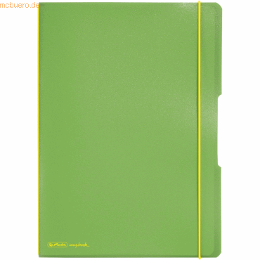 3 x Herlitz Notizheft my.book flex PP A4 2x40 Blatt liniert/kariert he von Herlitz