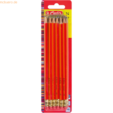 4 x Herlitz Bleistift Scolair HB VE=24 Stück 4 x Herlitz Bleistift Scolair HB VE=24 Stück von Herlitz
